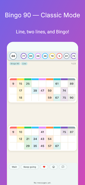 Bingo Online App Screenshot 2