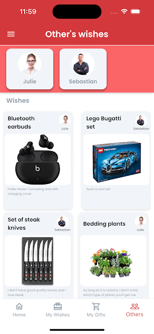 iWish - Everybody's wishlist Screenshot 3