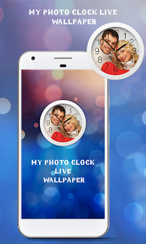 My Photo Clock Live Wallpaper Screenshot 1