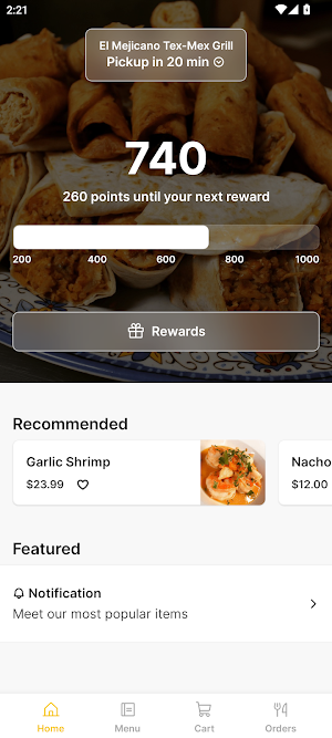 El Mejicano Tex-Mex Grill Screenshot 0