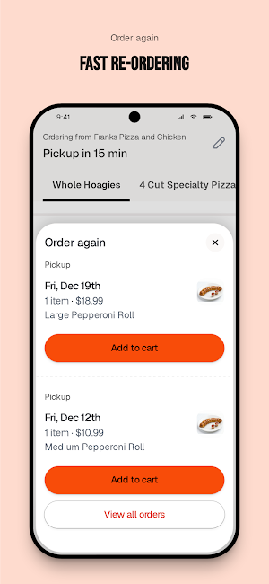 Franks Pizza and Chicken Screenshot 3