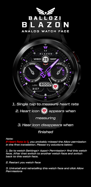 BALLOZI Blazon Watch Face Screenshot 3