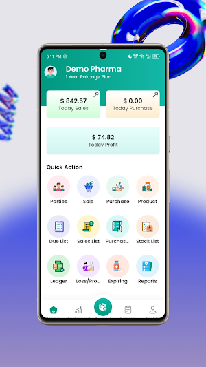 Pharma Hisab - Swift Meds POS Screenshot 1