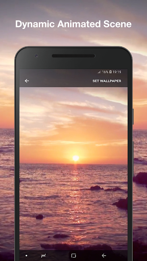 Beach Sunrise Live Wallpaper Screenshot 1