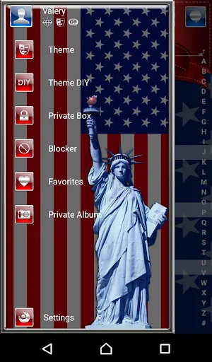 Independence Day Go SMS theme Screenshot 2