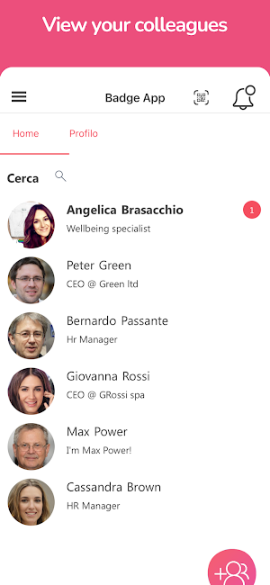 BadgeApp - Feedback and badge Screenshot 0