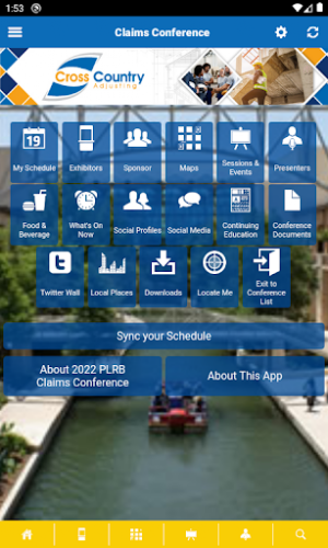PLRB Conferences Screenshot 1