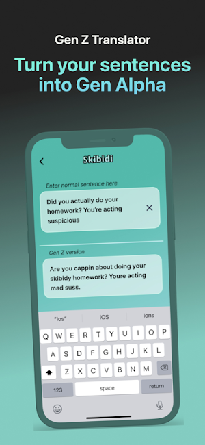 Skibidi- Gen Alpha Translator Screenshot 2