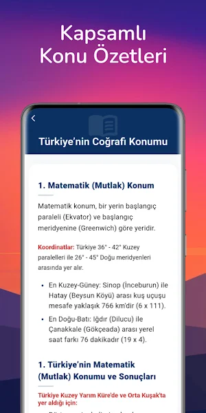 KPSS Coğrafya Soru Bankası Screenshot 2