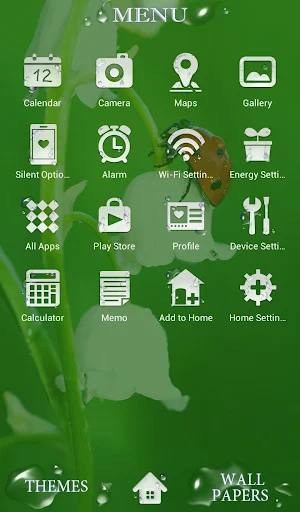 Flower Theme Ladybug Flower Screenshot 1