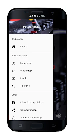 Marcony Radio Screenshot 2