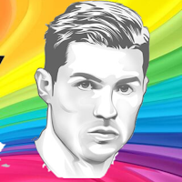 Ronaldo colouring game