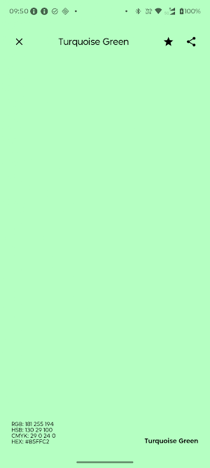 Sanzo Color Palettes Screenshot 2
