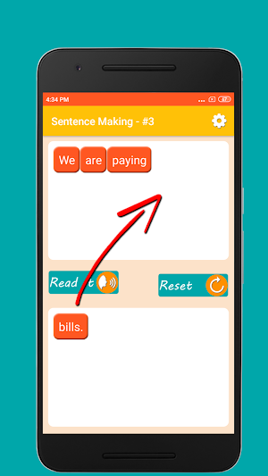 English Sentence Practice - Listening and Making Screenshot 2
