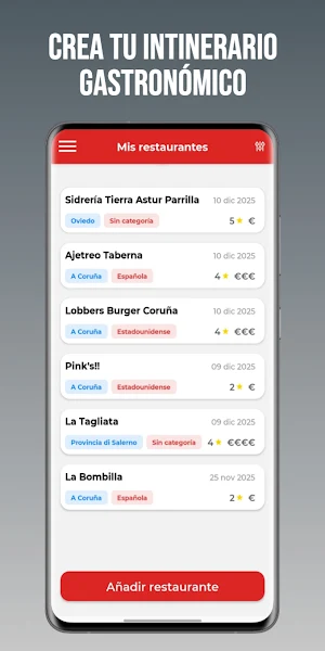 Eatinerary Screenshot 0