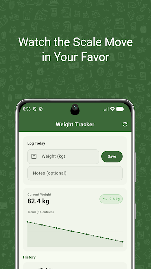 Keto Diet Log Screenshot 2