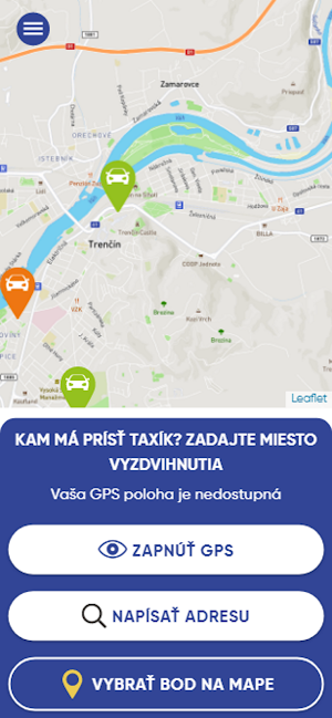 TONY Taxi Trenčín Screenshot 2