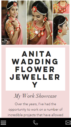 anita wedding flower jewellery Screenshot 0