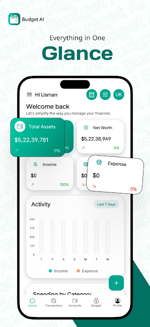 Budget AI: Expense Tracker Screenshot 1