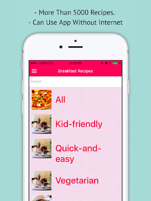 Breakfast Recipes - Offline Easy Breakfast Recipes Screenshot 3
