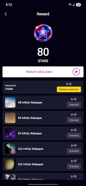 Infinity Wallpaper 4K Live Screenshot 1