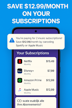 EasyBill: Subscription Manager Screenshot 2