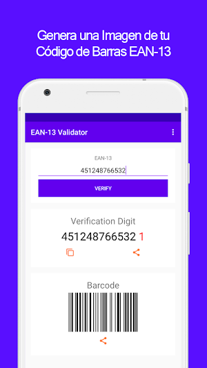 EAN-13 Validator Screenshot 1