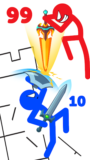 Stick Hero: Infinity Battle Screenshot 1