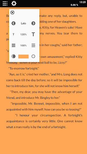 PRIDE AND PREJUDICE by Jane Austen Screenshot 0