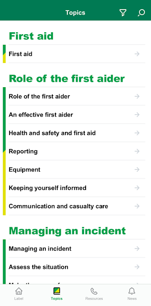 SJA First Aid Fast Screenshot 3