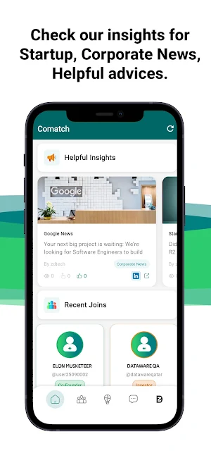 Comatch - Find CoFounders Screenshot 1