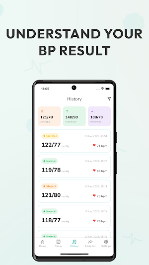 Blood Pressure Monitor: Kardio Screenshot 3