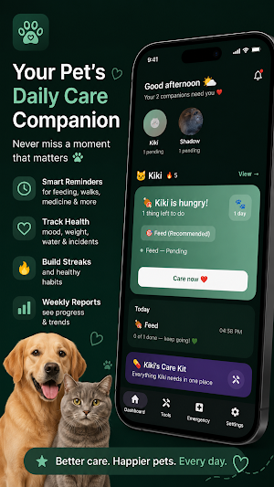 Pet Care AI: Dog & Cat Tracker Screenshot 2