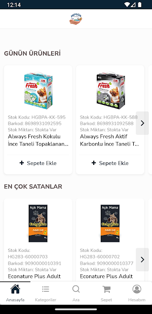 Hepgün Pet Market Screenshot 0
