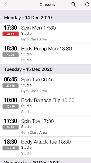 TriFitness Screenshot 1