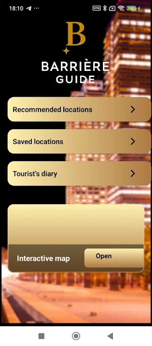 Barrière Guide Screenshot 2