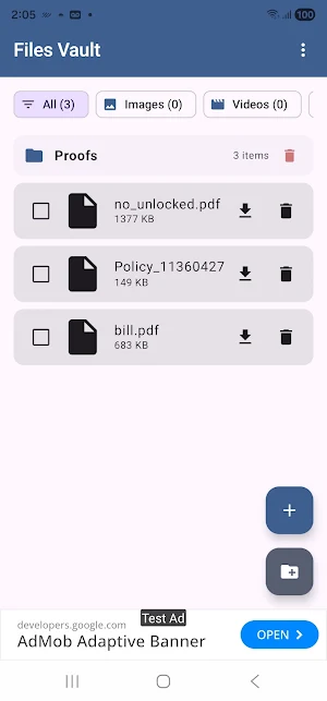 Files Vault: Secure Your Files Screenshot 0