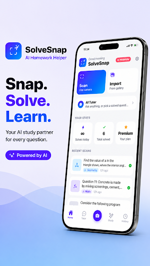 SolveSnap: AI Homework Helper Screenshot 0