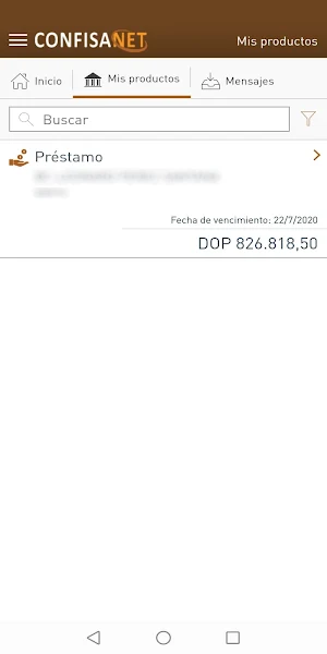 ConfisaNet Screenshot 1