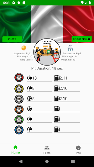 IGP Manager Strategy Management Screenshot 0