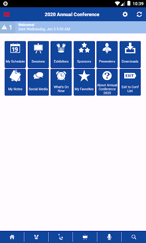SCUP Events Screenshot 1