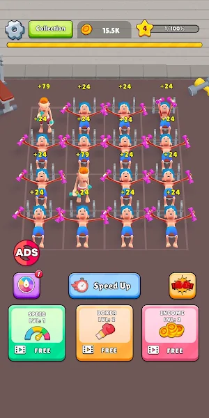 Merge Muscle Train:Battle Hero Screenshot 0