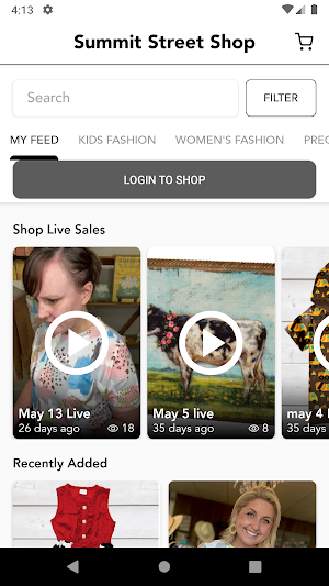 Summit Street Shop Screenshot 1