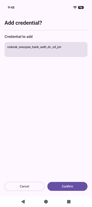 OneSpan Wallet Screenshot 1