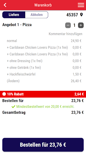 American Golden Pizza Screenshot 1