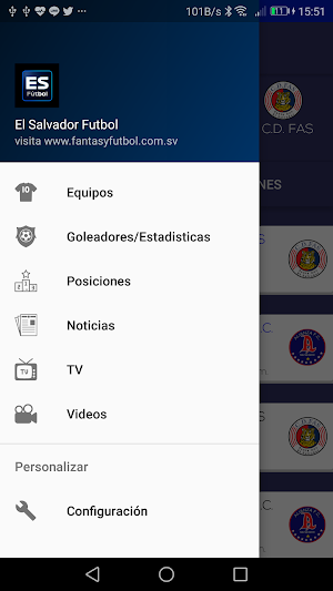 El Salvador Fútbol Screenshot 3