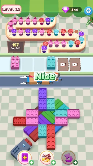 Super Cake: Sort & Cash Prizes Screenshot 1
