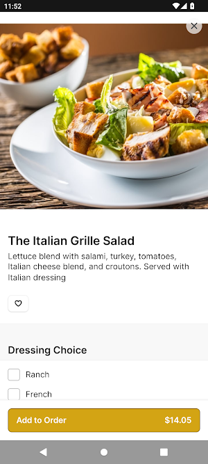 The Italian Grille Screenshot 2