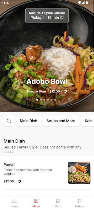 Kain Na - Filipino Cuisine Screenshot 1