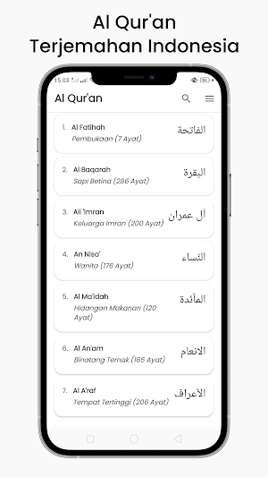 AlQuran Terjemahan Indonesia Screenshot 1